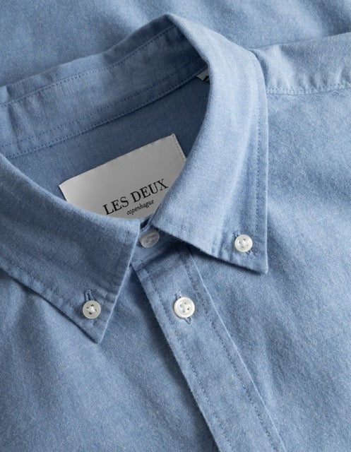 Kent Chambray Shirt  Washed Denim Blue