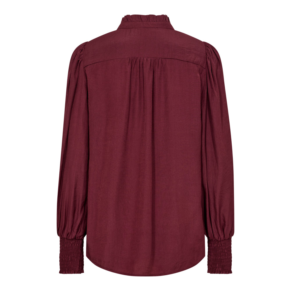 AilaCC Petra V-shirt  Burgundy