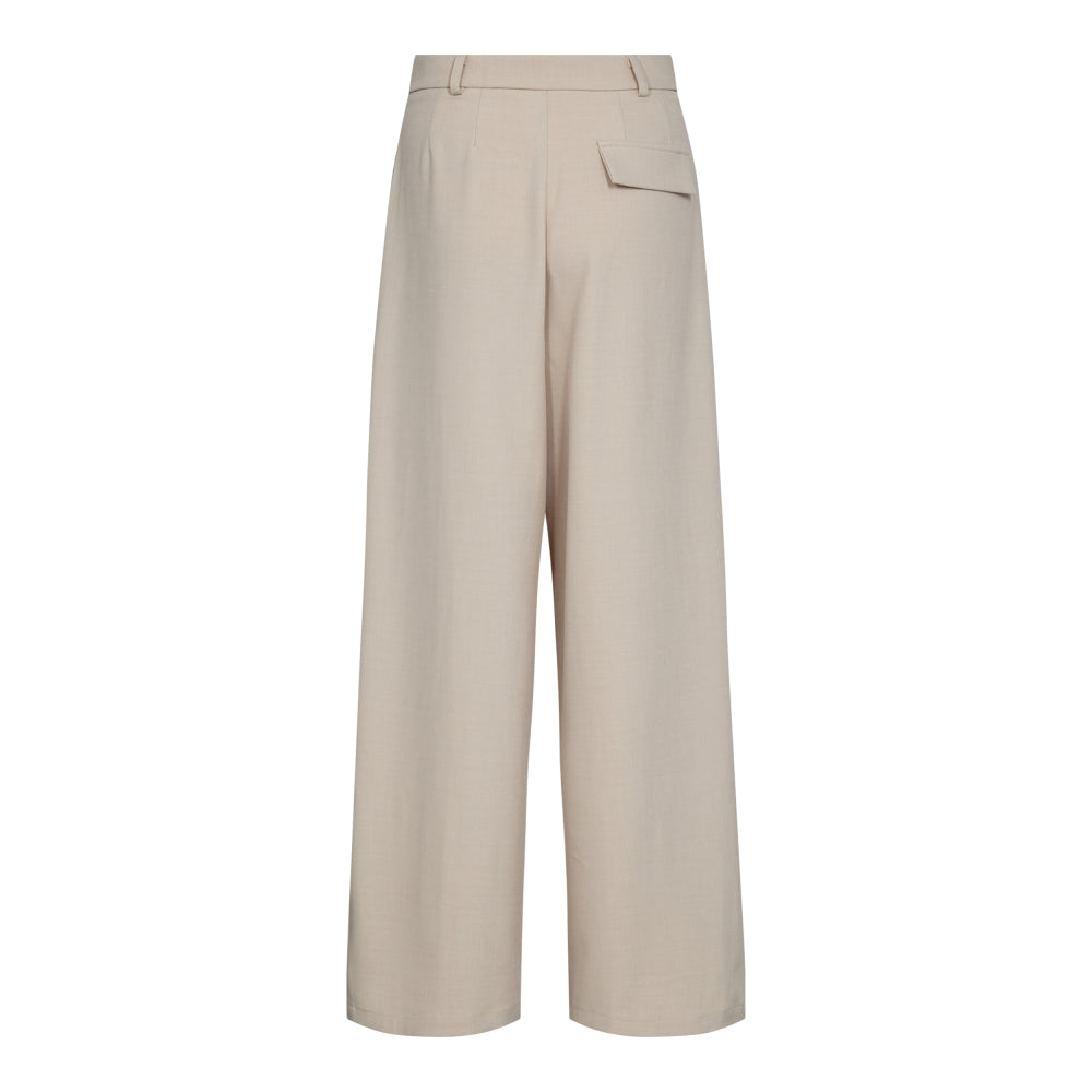 NancyCC Pleat pant  Bone