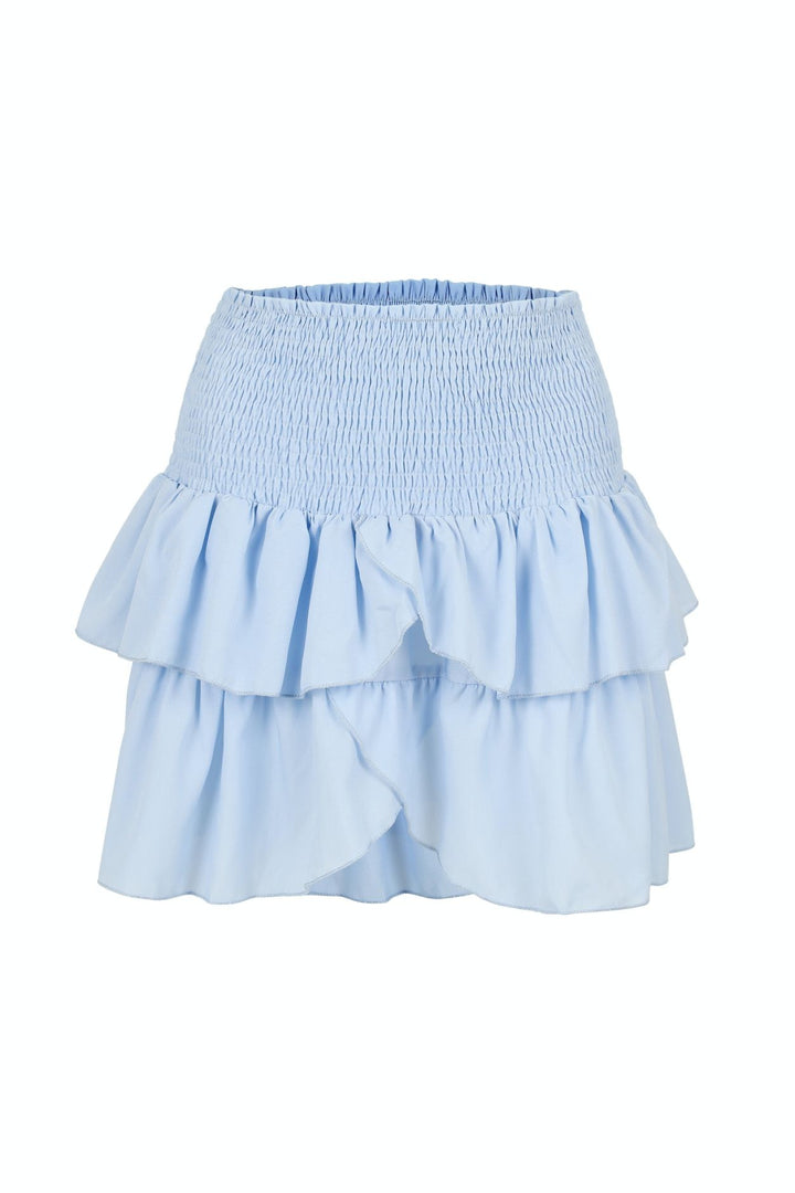 CARIN R SKIRT  Light Blue