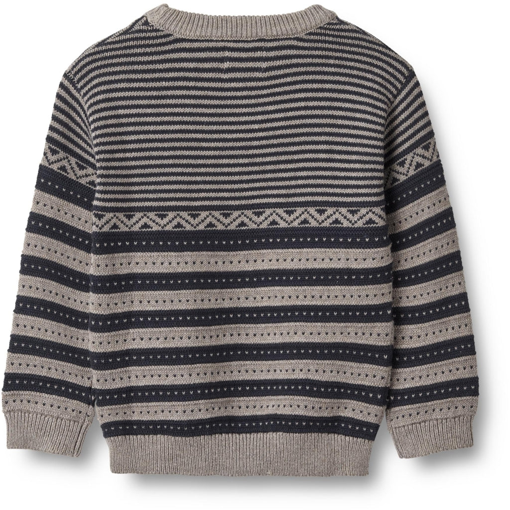 KNIT PULLOVER JANUS  Navy