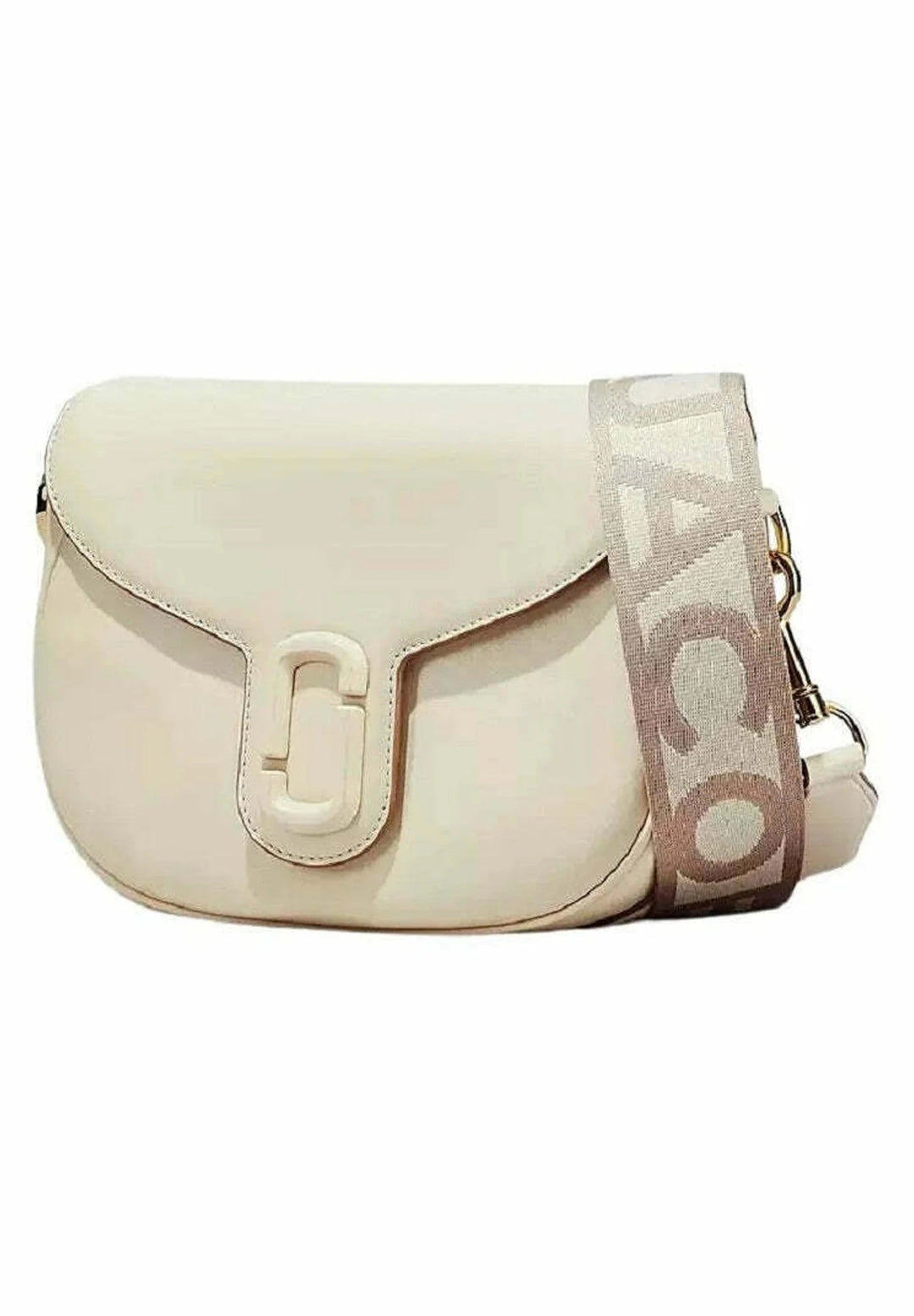 THE LARGE SADDLER BAG  Cloud White