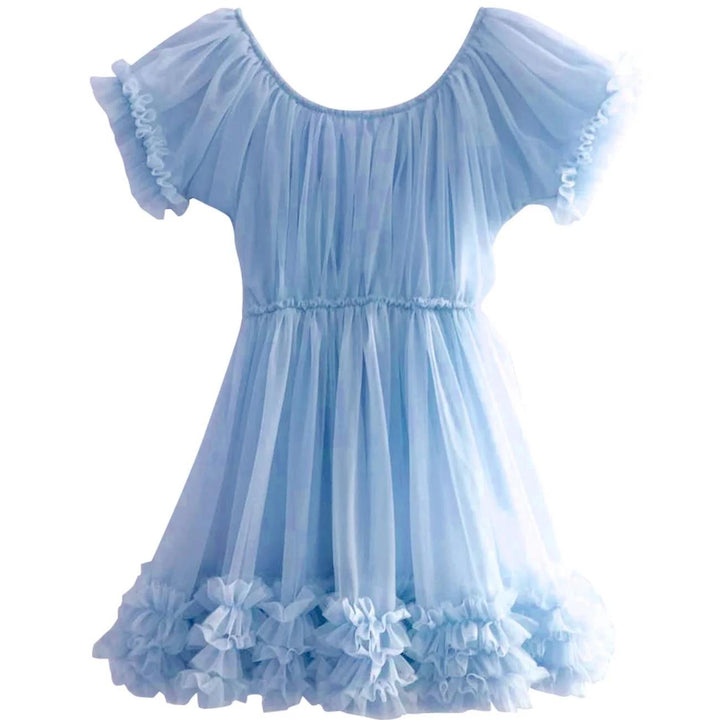 FRILLY DRESS  Light Blue