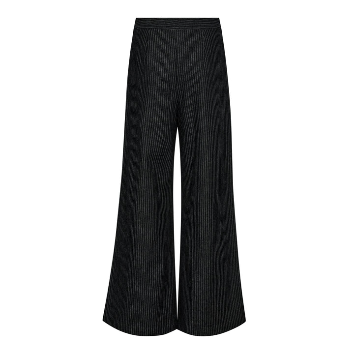 EnidCC Denim Pin Wide Pant  Black