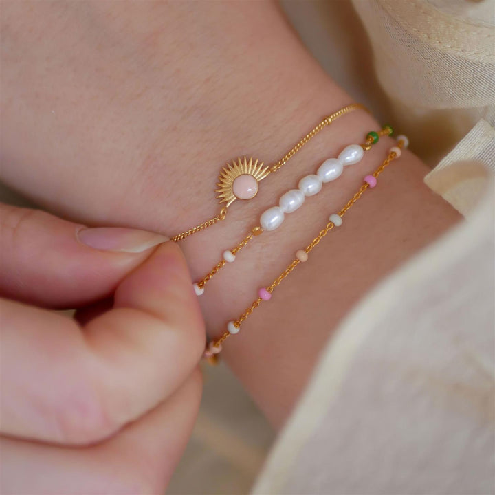 BRACELET, SOLEIL  Pale Peach