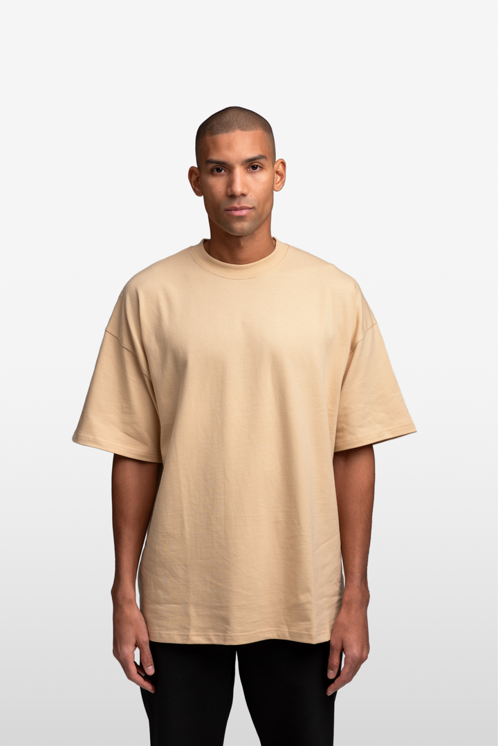 BOX FIT T-SHIRT  Sand