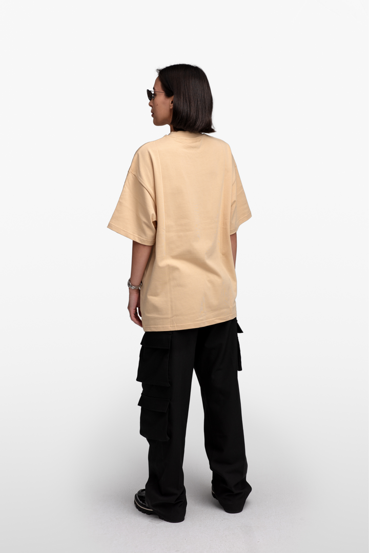 BOX FIT T-SHIRT  Sand