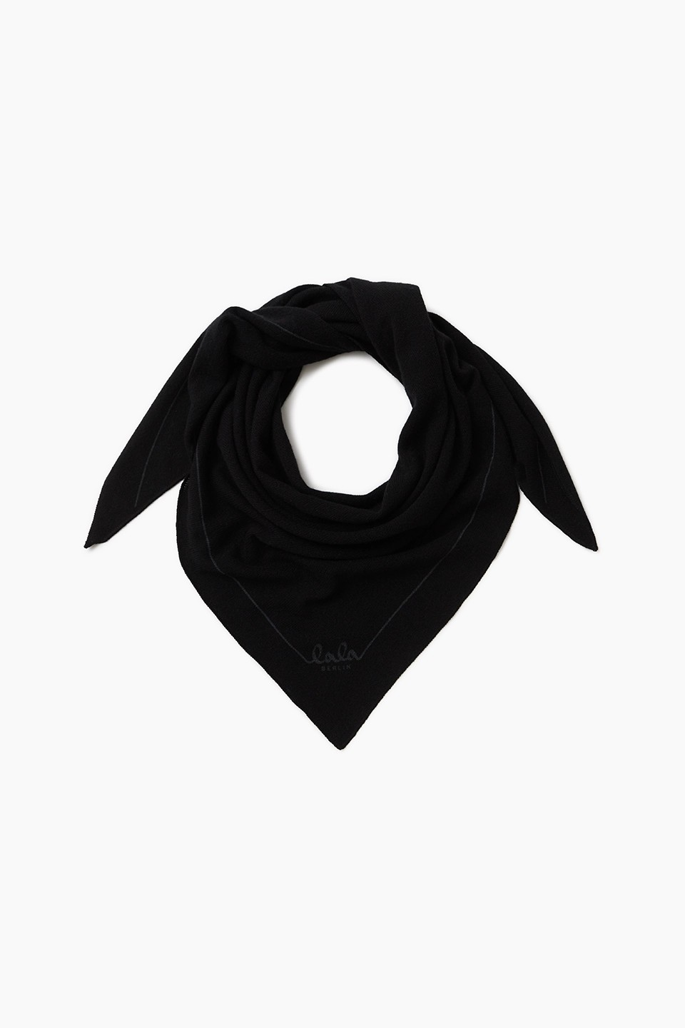 Triangle Solid M Cashmere  Nero