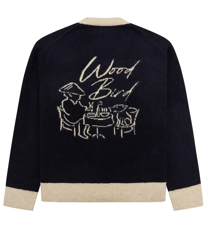 WBKoon Noodle Cardigan  Navy