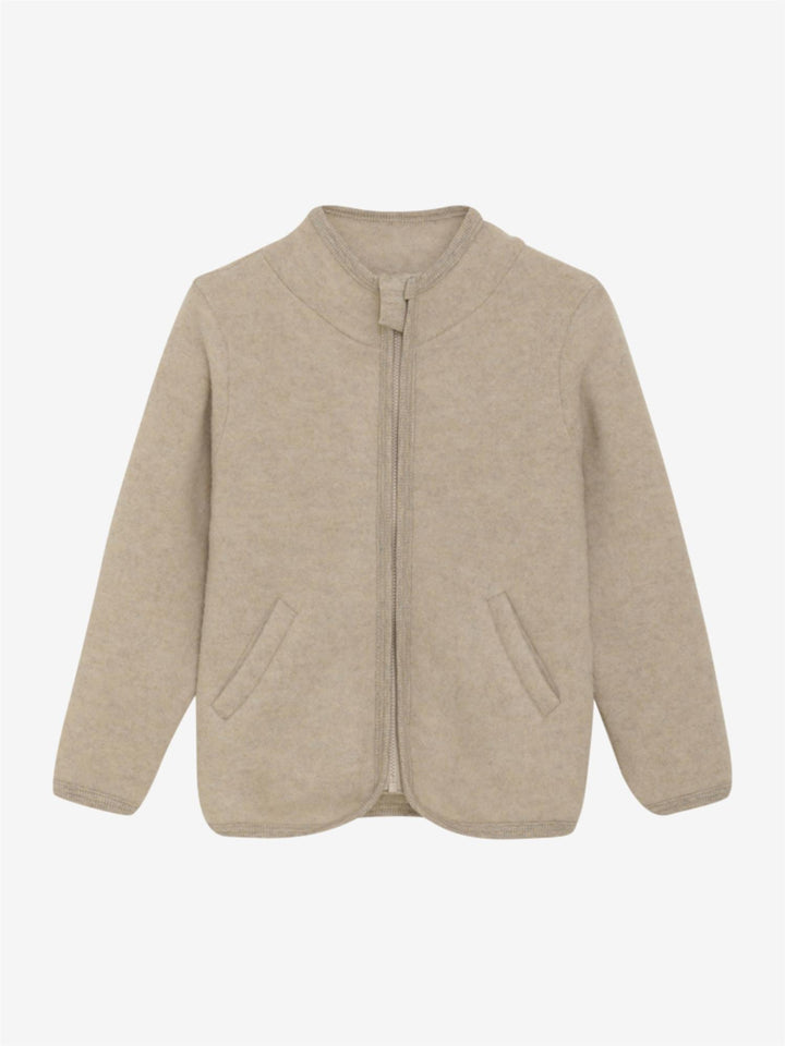 Jacket Wool Fleece  Camel Melange