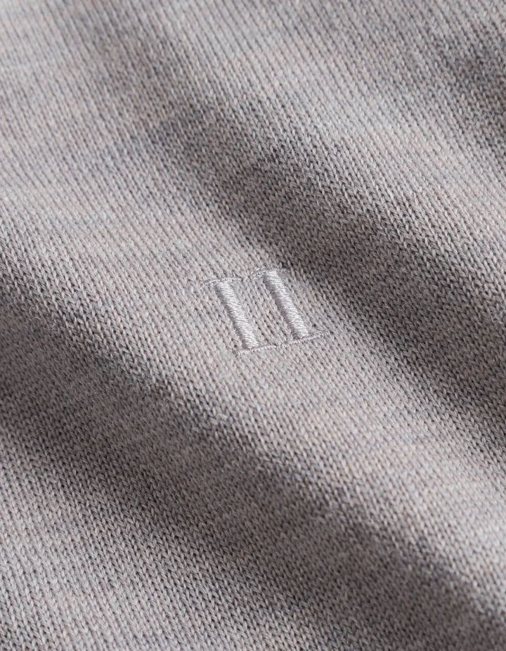 Greyson Half-Zip Merino Knit  Concrete Melange