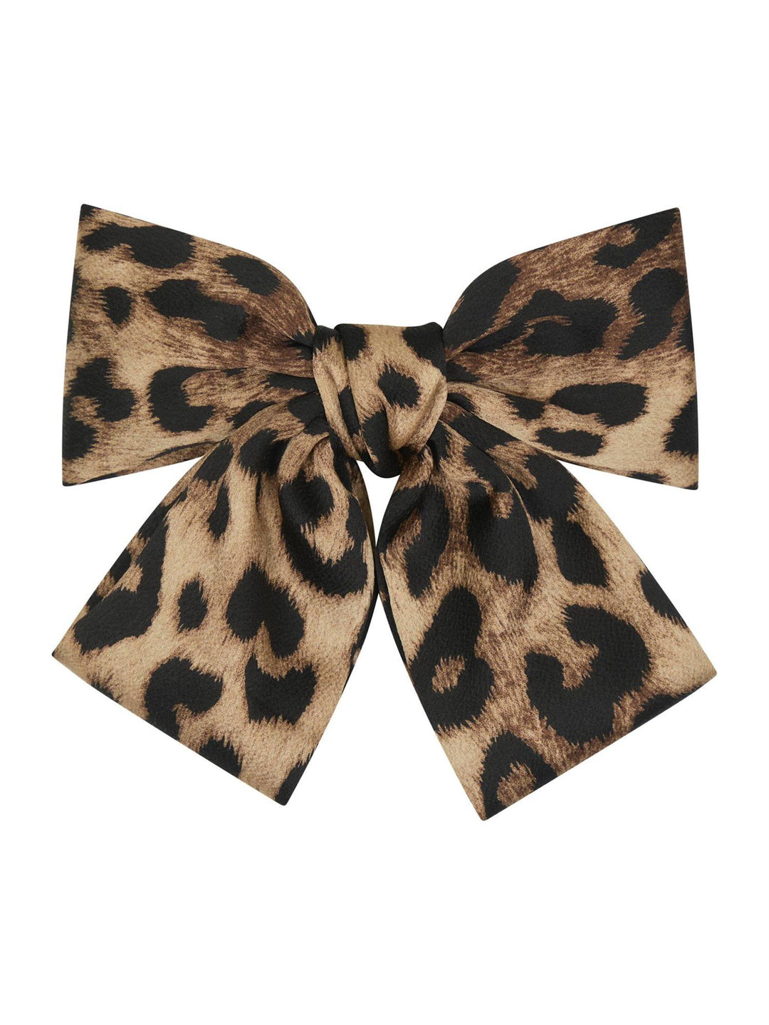 Bow hair clip  Leopard