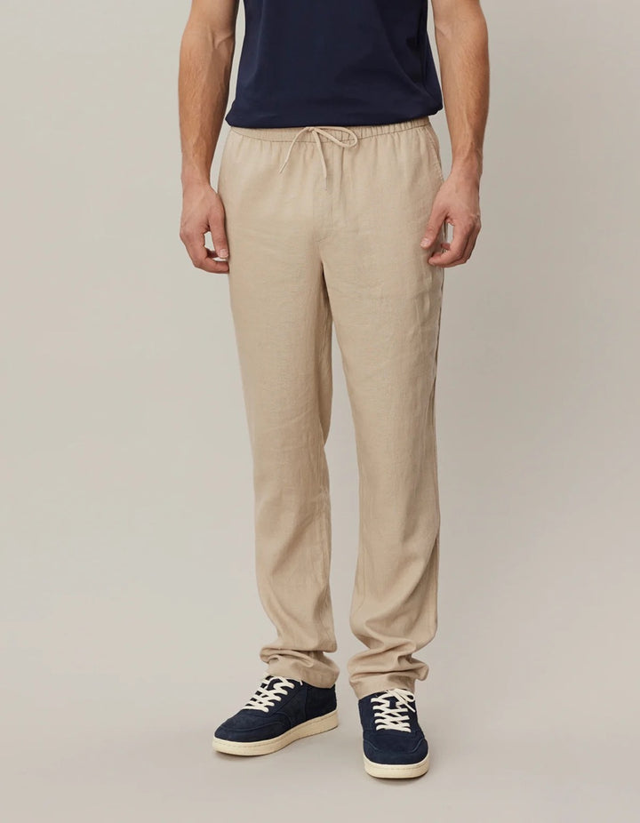 Patrick Linen Pants  Light Desert Sand