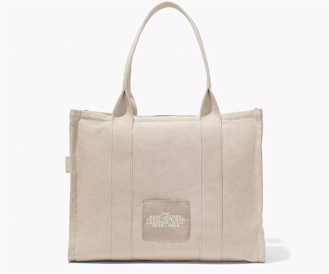 THE LARGE TOTE COTTON  Beige