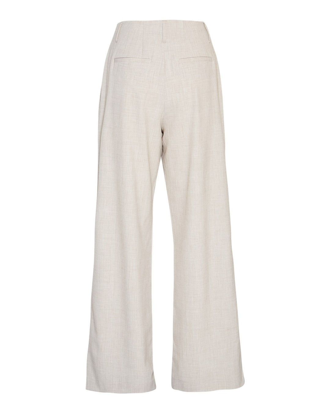 MSCHEdrea HW Long Pants  Oatmeal Melange