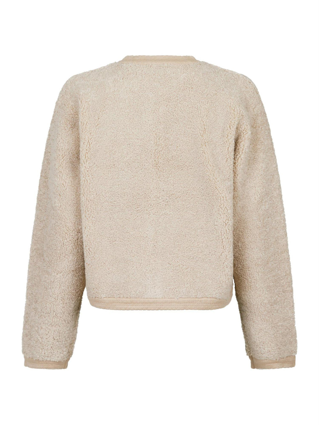 Limo Fluffy Knit Cardigan  Sand