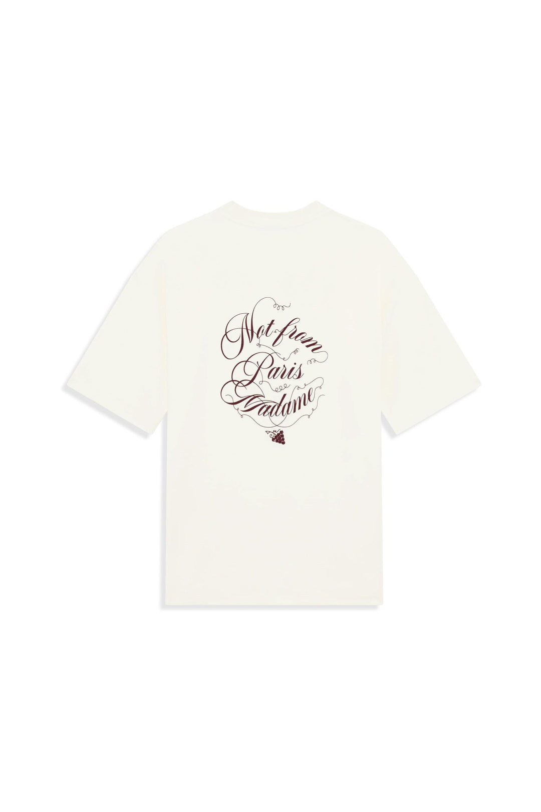 LE T-SHIRT SLOGAN VIGNES  Cream