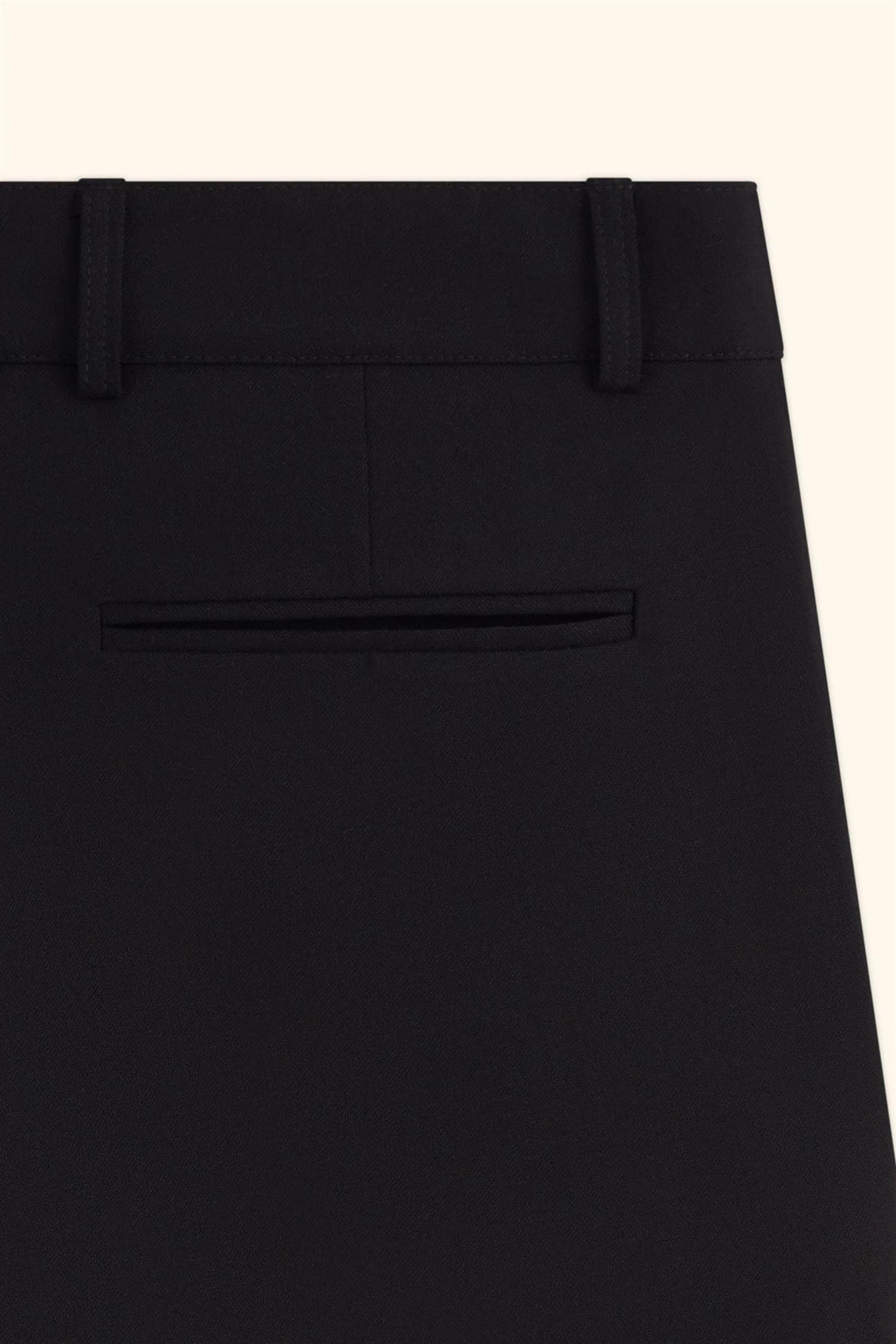 LE PANTALON CARGO FLANELLE  Black