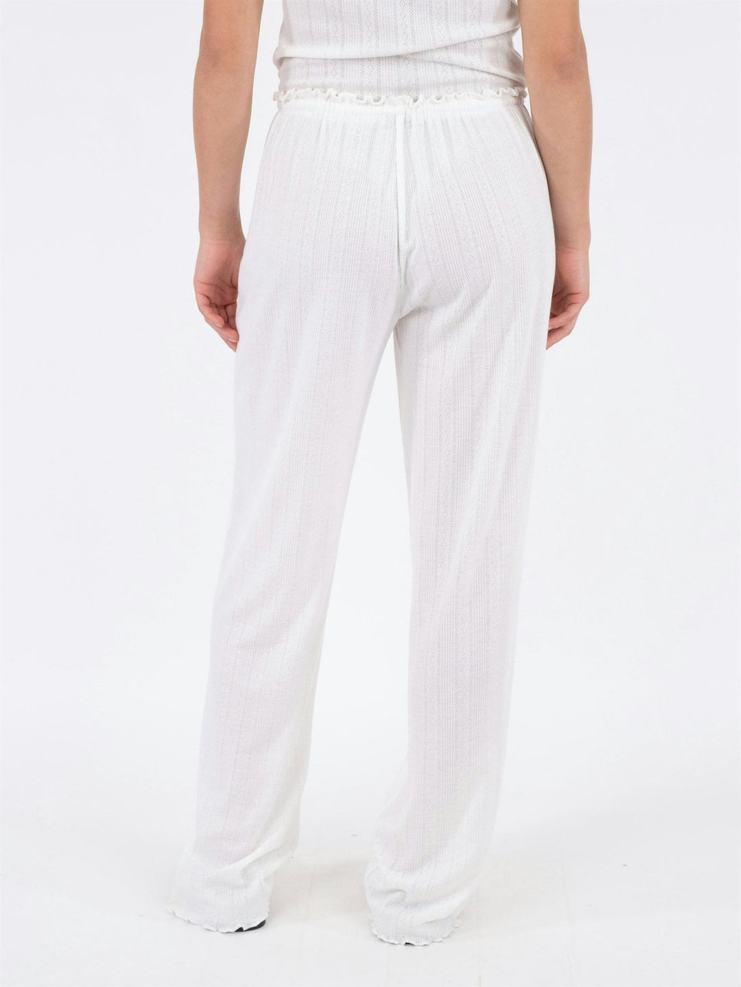 Serafina Pointelle Pants  White