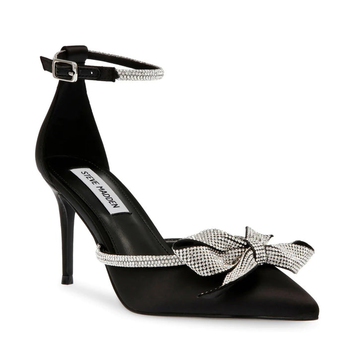 LUMIERE SANDAL  Black Satin