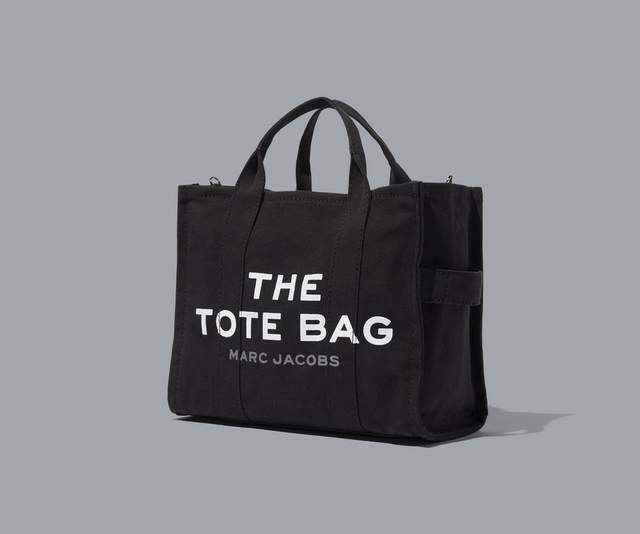 THE MEDIUM TOTE COTTON  Black