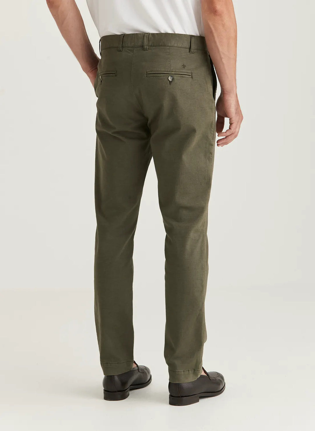 Jeffrey Brushed Chino  Olive