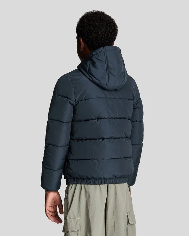 Quilted Puffer Coat  Dark Navy