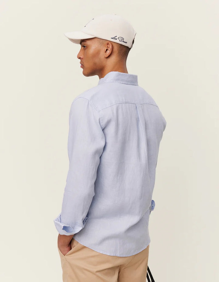 Kristian Linen B.D. Shirt  Summer Sky