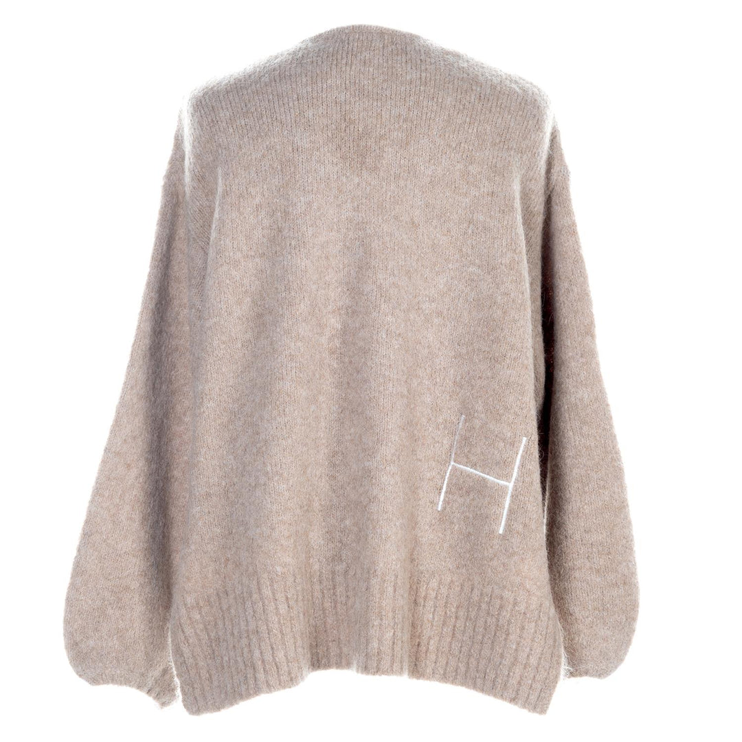 SOFIE V-neck Sweater  Beige