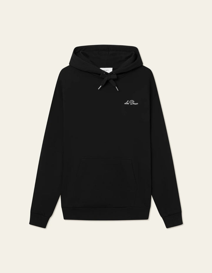 Crew Hoodie  Black/Light Ivory