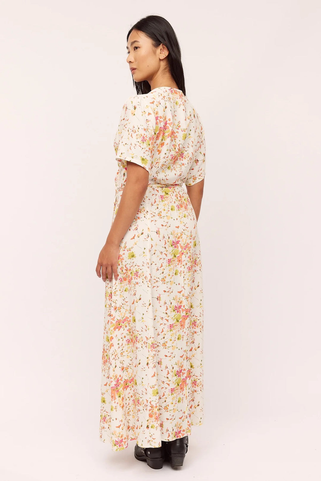 SPIRE WRAP DRESS  Garden Flower