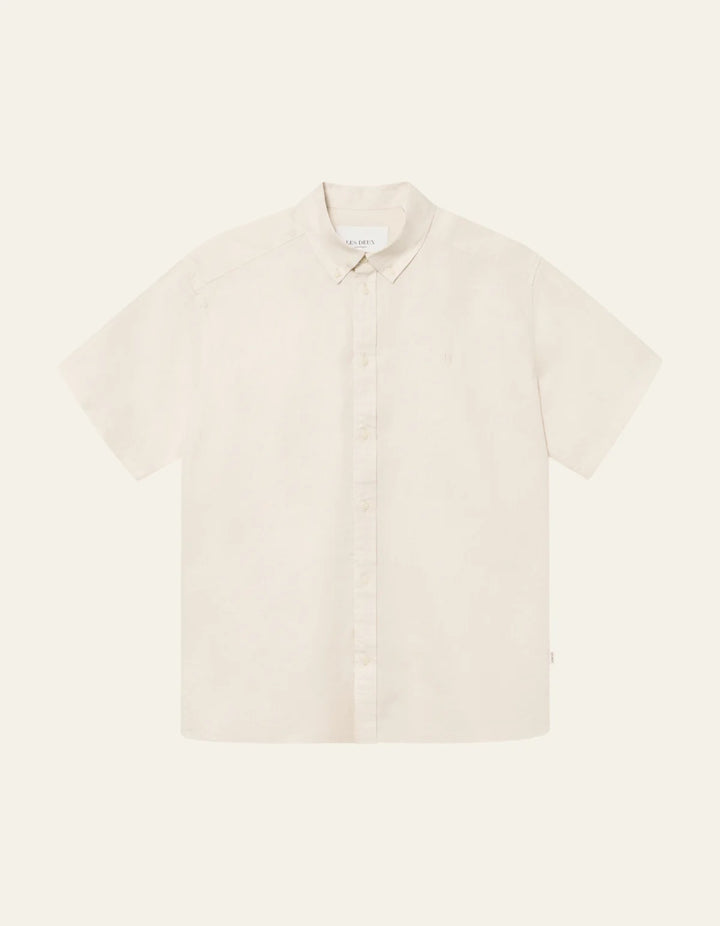 Kris Linen SS Shirt  Ivory