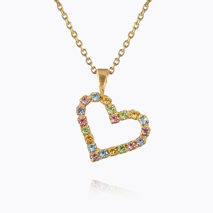 MINI SWEETHEART NECKLACE  Pastel Combo