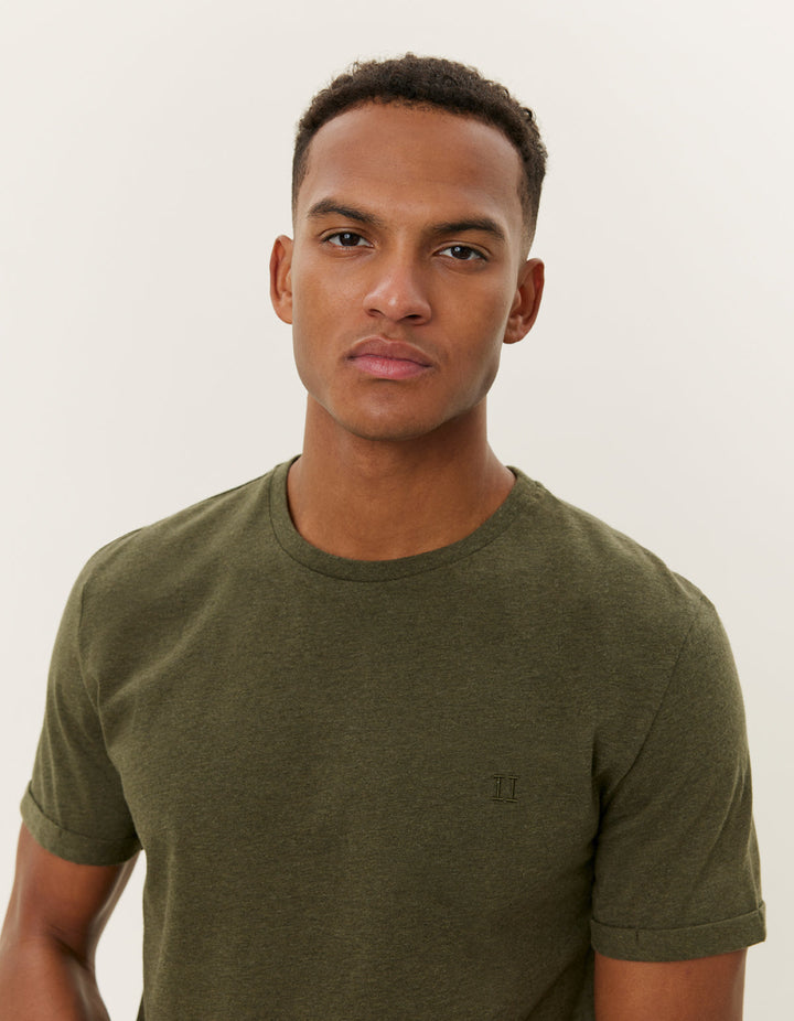 Nørregaard Tonal T-Shirt  Forest Green Melange