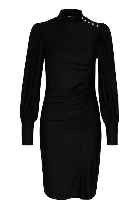 RIFAGZ BUTTON DRESS  Black