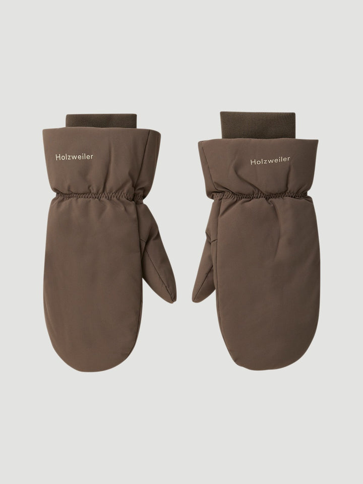 Slogen Bubble Mittens  Taupe