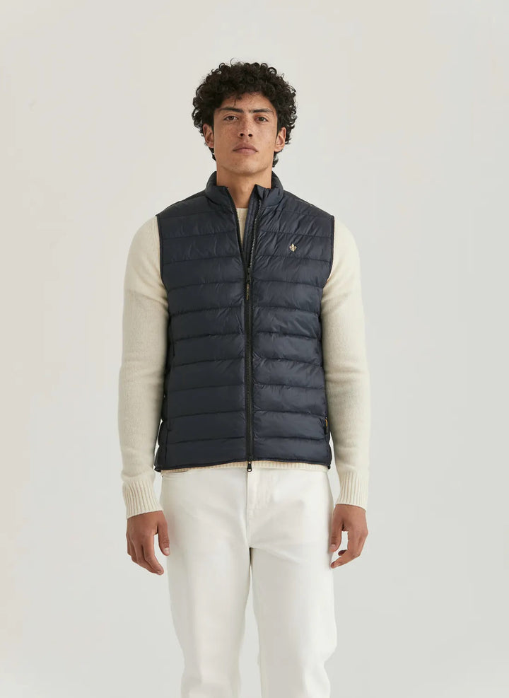 NORFOLK LINER VEST  Blue