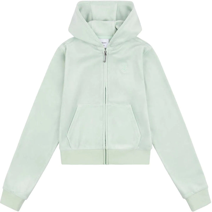 EMBRO VELOUR ZIP HOODIE  Surf Spray