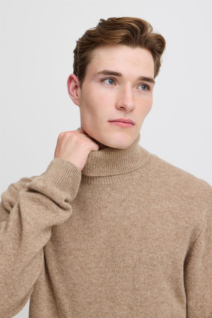 KARL ROLL NECK  Silver Mink