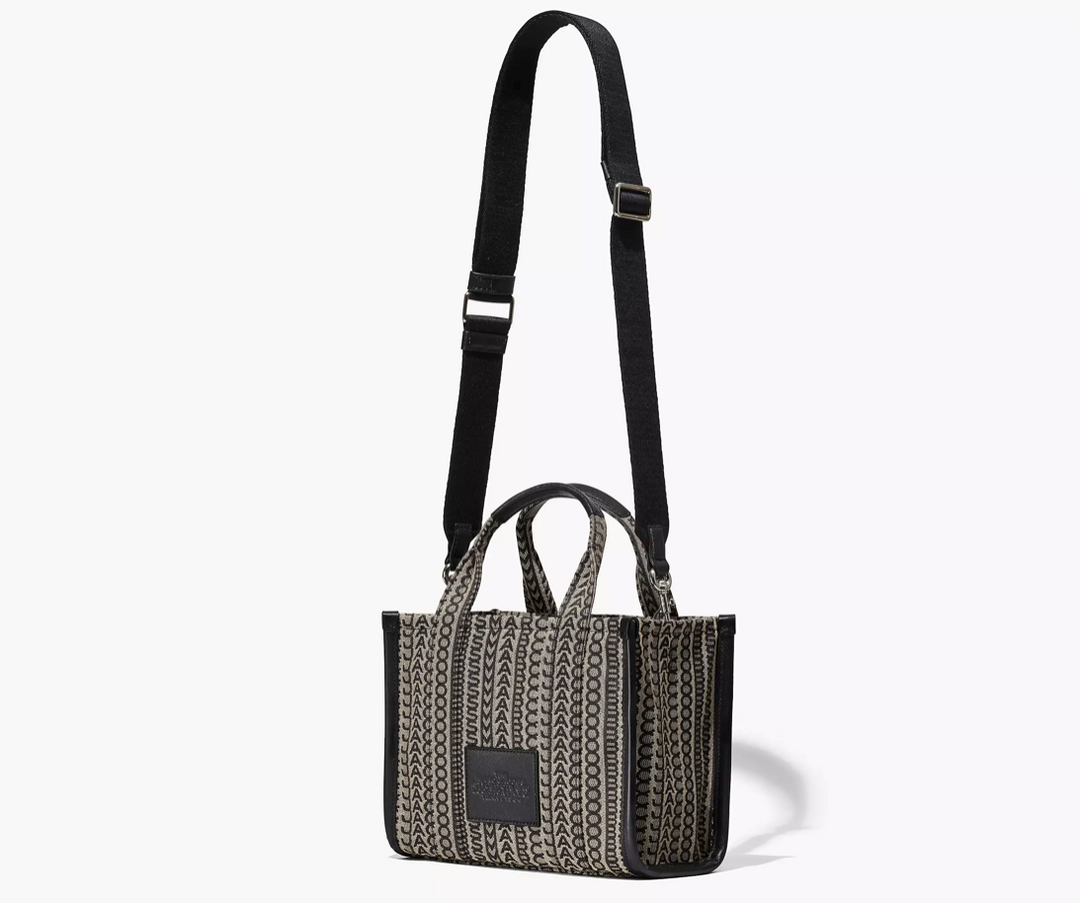 MONOGRAM JACQUARD TOTE BAG  Beige Multi