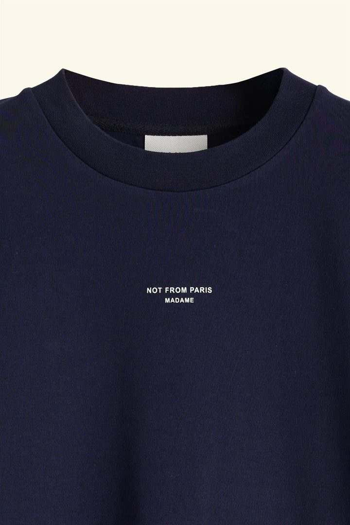 Le T-Shirt Slogan Classique  Navy