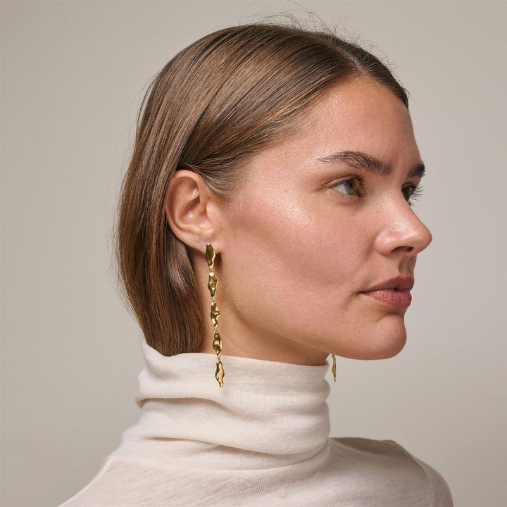 Earrings, India  Gold