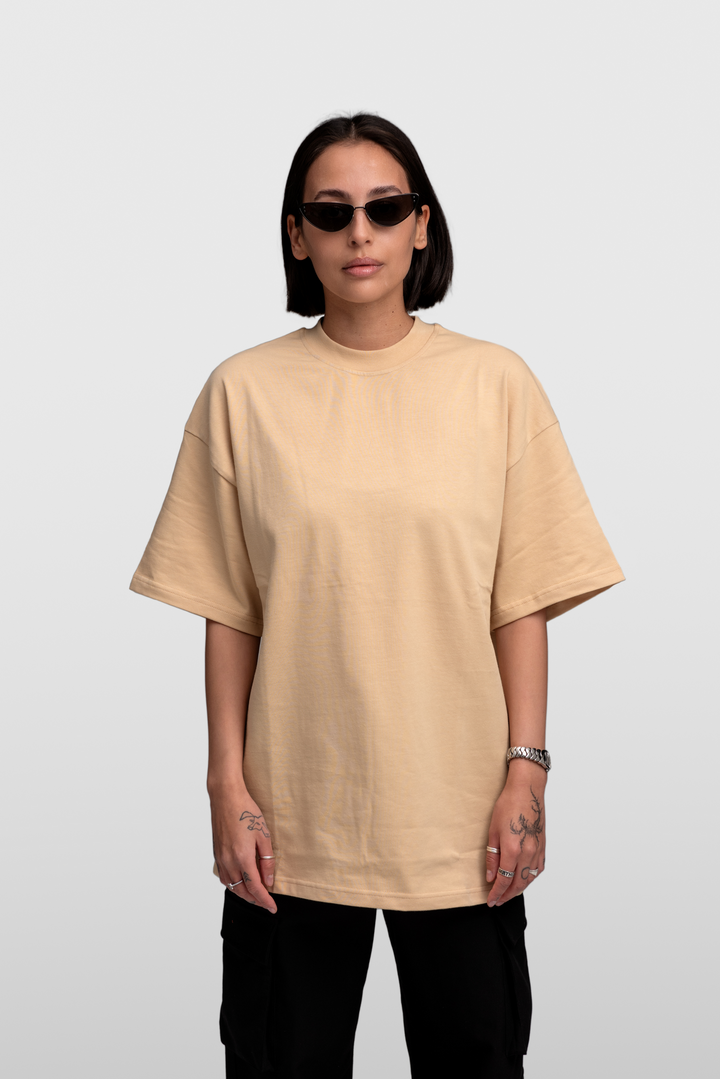 BOX FIT T-SHIRT  Sand