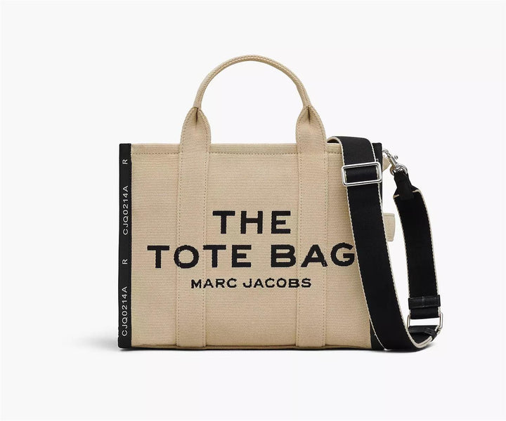 THE MEDIUM TOTE JACQUARD  Warm Sand