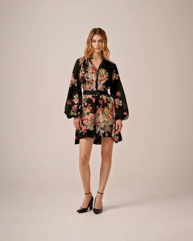 Cupro Button Down dress  Flower Market