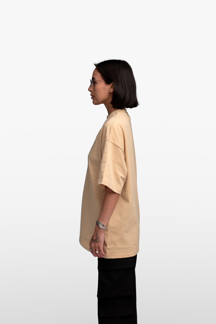 BOX FIT T-SHIRT  Sand