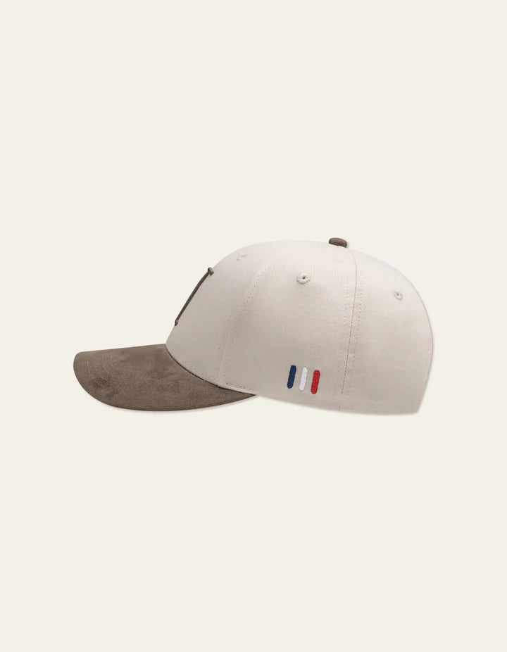 Baseball Cap Contrast Suede II  Light Desert Sand/Walnut