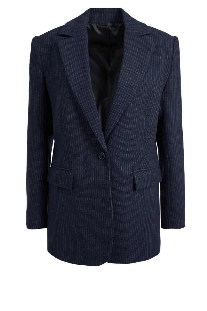 Zaina Blazer  Navy Pinstripe