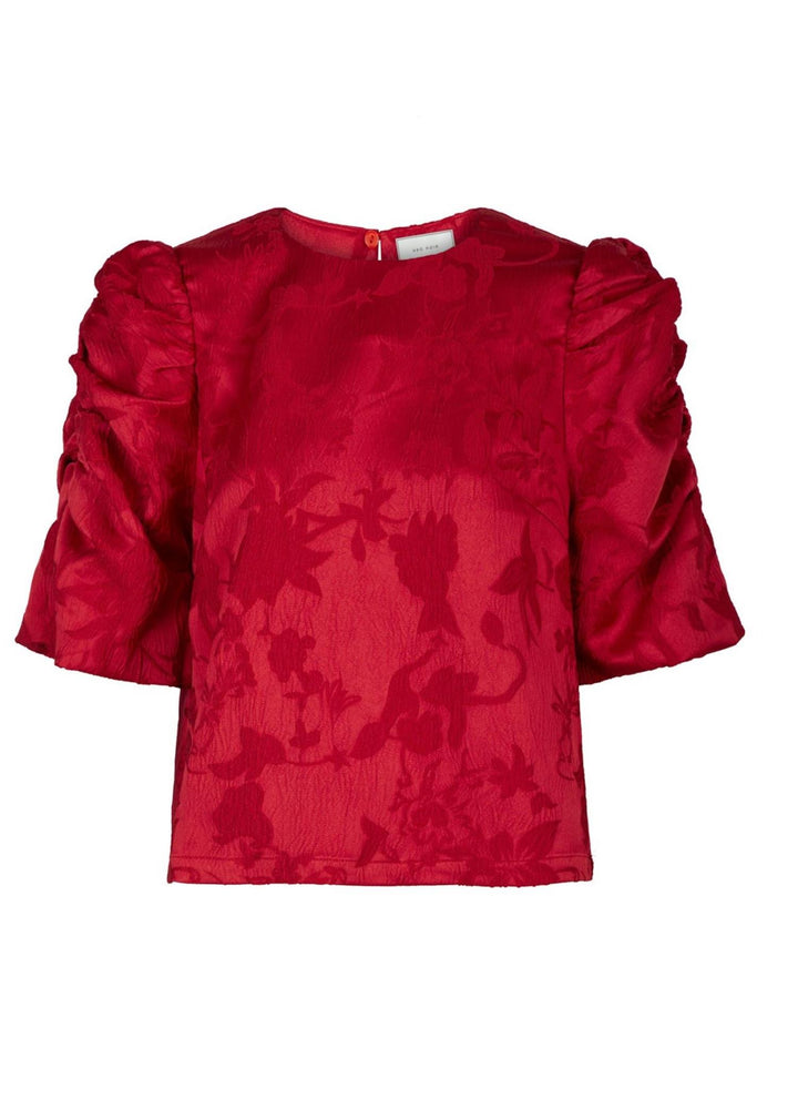 Joba jacquard blouse  Red