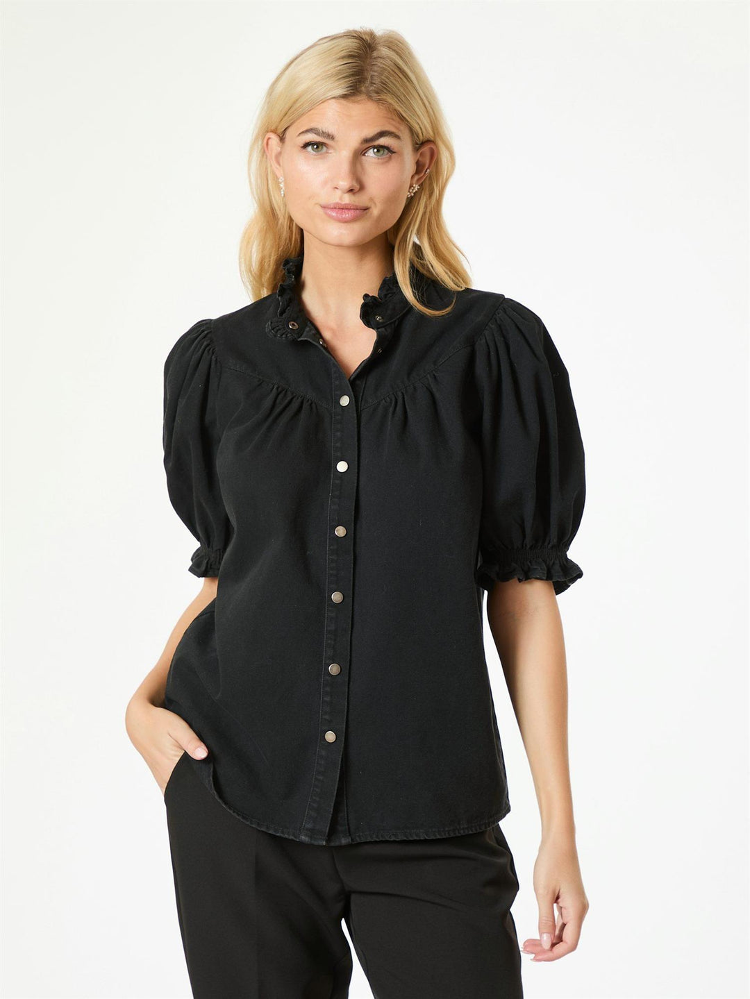 Avalon Denim Shirt  Black